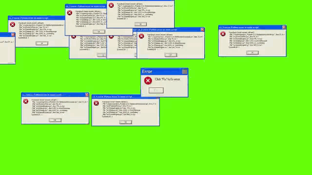 Glitchy computer